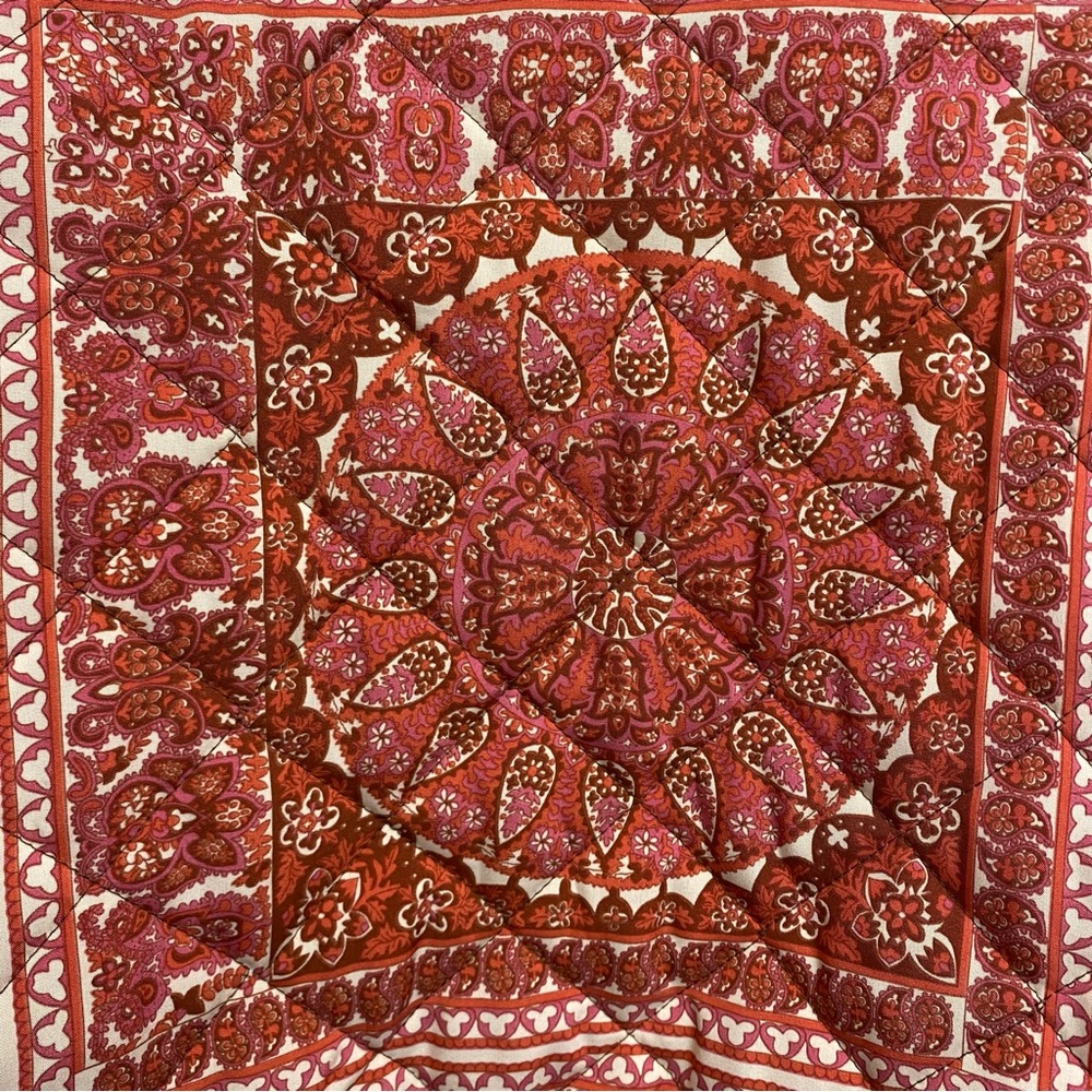 Polagram Red Bomber Jacket with Paisley Print - Picture 5 of 5